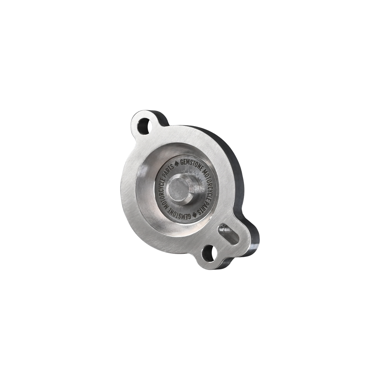 Isolated image of the inside of a Yamaha Road/Wild Star 1600 Coaster Enricher Cover made out of raw aluminium.